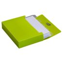 M&M Karteikasten DIN A7 für 100 Karteikarten lime-green ohne Deckel