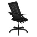 Topstar Bürostuhl New Smove, DS100A T200 Stoff schwarz, Gestell schwarz