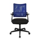 Topstar Bürostuhl New Smove, DS100A T208 Stoff blau,...