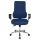 Topstar Bürostuhl Sitness 55, SD69X L58 Stoff blau, Gestell chrom