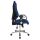 Topstar Bürostuhl Sitness 55, SD69X L58 Stoff blau, Gestell chrom