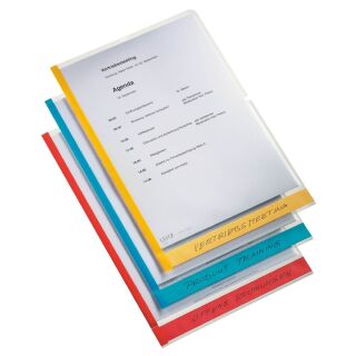 LEITZ Sichthüllen Desk Free 4080 DIN A4 glasklar glatt 0,15 mm, 6 St.