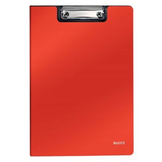 LEITZ Klemmbrettmappe Solid 3962 DIN A4 hellrot Kunststoff, 1 St.