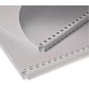 Fellowes Kunststoffbinderücken weiß für 120 Blatt, 100 St.