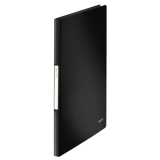 LEITZ Solid Sichtbuch DIN A4, 20 Hüllen schwarz, 1 St.