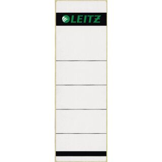 LEITZ Ordneretiketten 1642 grau für 8,0 cm Rückenbreite, 100 St.