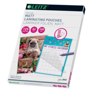 LEITZ Laminierfolien matt für A4 125 micron, 100 St.