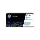 HP 655A (CF451A) cyan Tonerkartusche