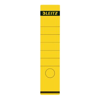 LEITZ Ordneretiketten 1640 gelb für 8,0 cm Rückenbreite, 100 St.