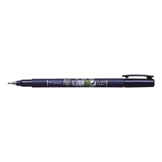 Tombow Fudenosuke Härtegrad 1 Brush-Pen schwarz, 1 St.