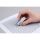 Tombow Radiergummi MONO SAND & RUBBER ERASER weiß, grau, 1 St.