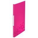 LEITZ WOW Sichtbuch DIN A4, 40 Hüllen pink-metallic,...