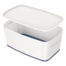 LEITZ MyBox Aufbewahrungsbox 5,0 l perlweiß/grau...
