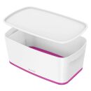 LEITZ MyBox Aufbewahrungsbox 5,0 l perlweiß/pink...