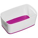 LEITZ MyBox Aufbewahrungsbox 5,0 l perlweiß/pink 31,8 x 19,1 x 12,8 cm, 1 St.