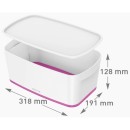 LEITZ MyBox Aufbewahrungsbox 5,0 l perlweiß/pink...
