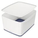 LEITZ MyBox Aufbewahrungsbox 18,0 l perlweiß/grau...