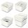 LEITZ MyBox Aufbewahrungsbox 18,0 l perlweiß/grau 38,5 x 31,8 x 19,8 cm, 1 St.