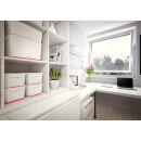 LEITZ MyBox Aufbewahrungsbox 18,0 l perlweiß/pink 38,5 x 31,8 x 19,8 cm, 1 St.