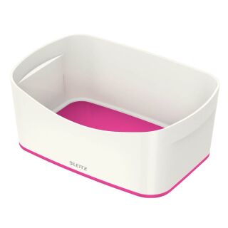 LEITZ MyBox Aufbewahrungsbox 3,0 l perlweiß/pink 24,6 x 16,0 x 9,8 cm, 1 St.