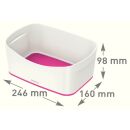 LEITZ MyBox Aufbewahrungsbox 3,0 l perlweiß/pink...