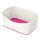 LEITZ MyBox Aufbewahrungsbox 3,0 l perlweiß/pink 24,6 x 16,0 x 9,8 cm, 1 St.