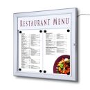 Showdown® Displays LED-Leuchtrahmen silber 2x DIN A4...