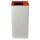 TKG Pure Mülleimer 100,0 l weiß, rot, 1 St.