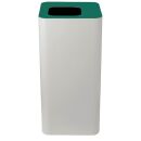 TKG Pure Mülleimer 100,0 l weiß, grün, 1 St.