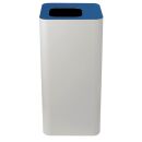 TKG Pure Mülleimer 100,0 l weiß, blau, 1 St.