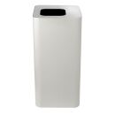 TKG Pure Mülleimer 100,0 l weiß, silber, 1 St.