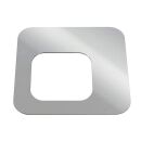 TKG Pure Mülleimer 100,0 l weiß, silber, 1 St.