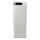 TKG Pure Mülleimer 60,0 l weiß, silber, 1 St.