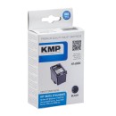 KMP H168BX  schwarz Druckerpatrone kompatibel zu HP 302XL...
