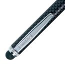 ONLINE® Touchpen-Kugelschreiber Stylus XL Carbon Design, Schreibfarbe: blau, 1 St.
