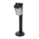 TKG Rondo Maxi Standaschenbecher silber, 1 St.