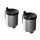TKG Rondo junior Wandaschenbecher silber, 2 St.