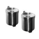 TKG Rondo junior Wandaschenbecher Edelstahl, 2 St.