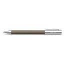 FABER-CASTELL Kugelschreiber AMBITION OpArt Black Sand schwarz/grau, Schreibfarbe: schwarz, 1 St.