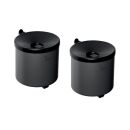 TKG Rondo senior Wandaschenbecher graphit, 2 St.