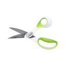 WESTCOTT Papierschere CARBO Titan Nitrid NON STICK lichtgrau-grün 21,4 cm