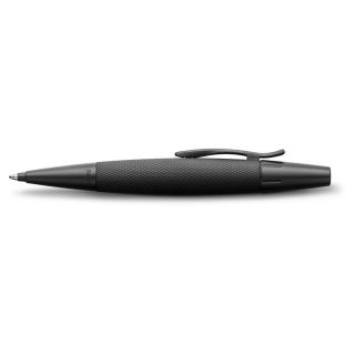 FABER-CASTELL Kugelschreiber e-motion pure Black schwarz Schreibfarbe schwarz, 1 St.