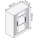 CP Omnispace Rollladenschrank verkehrsweiß 2...