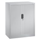 CP Omnispace Rollladenschrank silber 2 Fachböden 80,0 x 42,0 x 103,0 cm