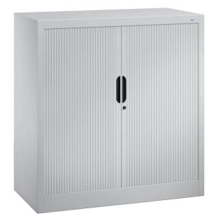 CP Omnispace Rollladenschrank silber 2 Fachböden 100,0 x 42,0 x 103,0 cm