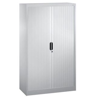 CP Omnispace Rollladenschrank silber 3 Fachböden 100,0 x 42,0 x 166,0 cm