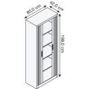CP Omnispace Rollladenschrank verkehrsweiß 4...