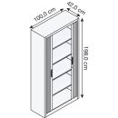 CP Omnispace Rollladenschrank verkehrsweiß 4...