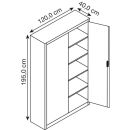 CP Stahlschrank C 2000 Acurado 9460-000 S10945...