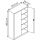 CP Stahlschrank C 2000 Acurado 9480-000 S10832 verkehrsweiß 4 Fachböden 120,0 x 50,0 x 195,0 cm, aufgebaut, 1 St.